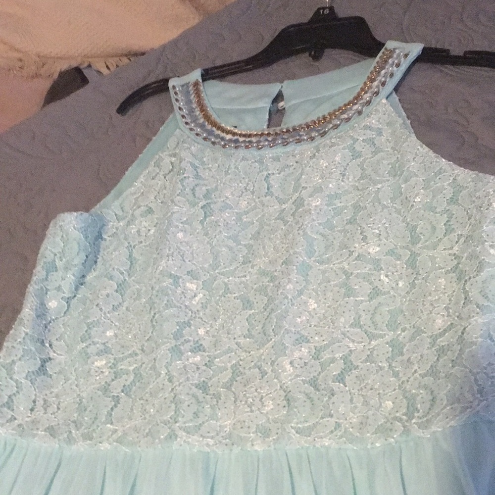 NWT beautiful mint in girl maxi dreamy dress